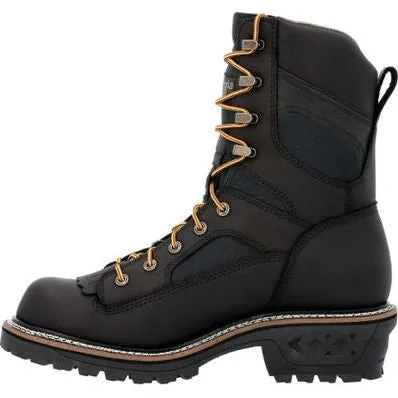 Georgia Men's Ltx Logger 9 Soft Toe WP Work Boot -Black- GB00618