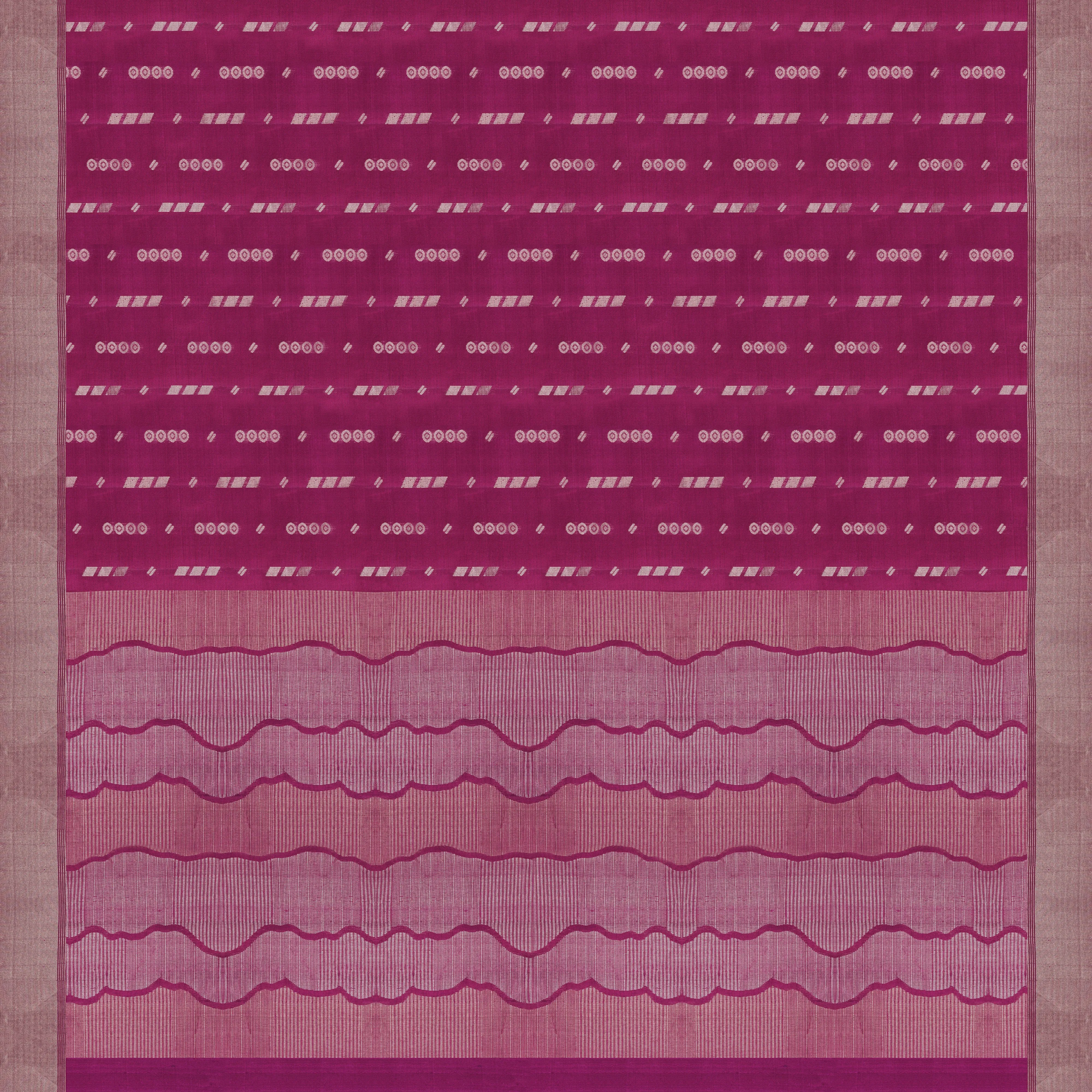 Handwoven Magenta Soft Silk Saree - 2162T010213DSC