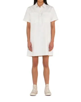 Honour Shirt Dress (Relaxed Fit) - Bleach White