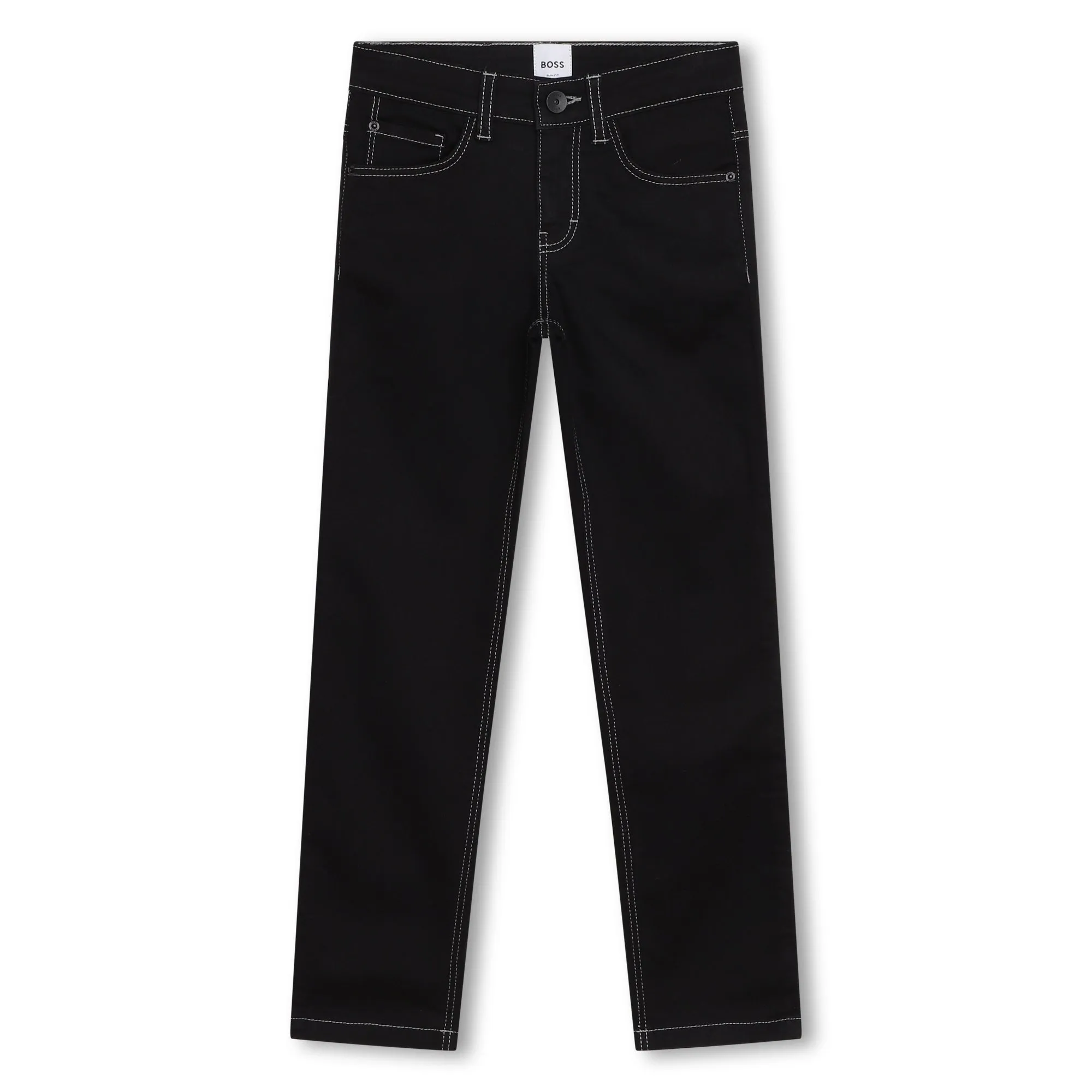 Hugo Boss  Boys Black Denim Slim Fit Jeans_J24875-Z11