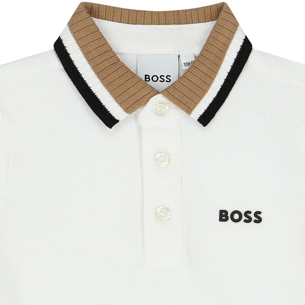 Hugo Boss Toddler Polo S/S Shirt_ J05A35-10P