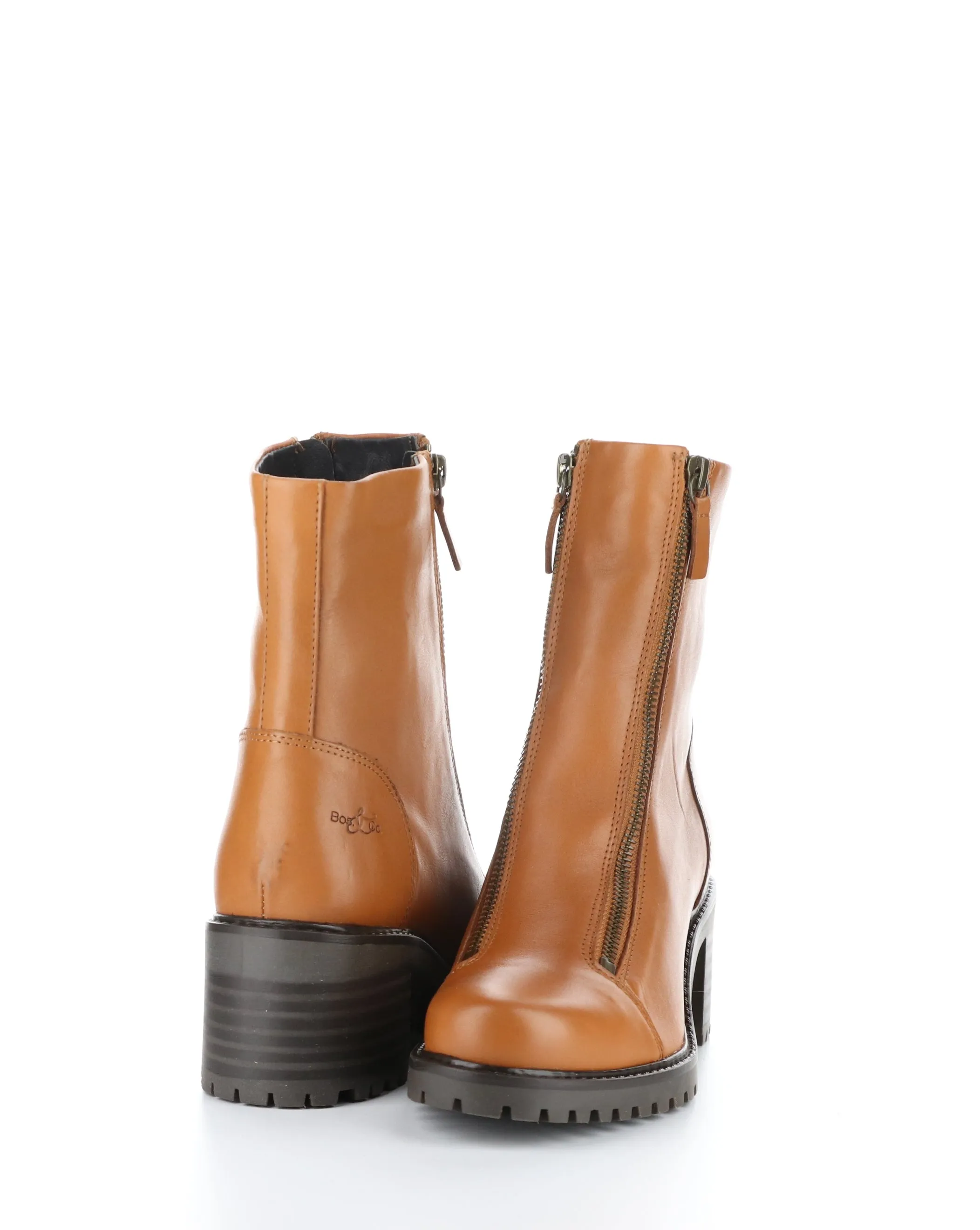 INGLE BRITISH TAN Round Toe Boots