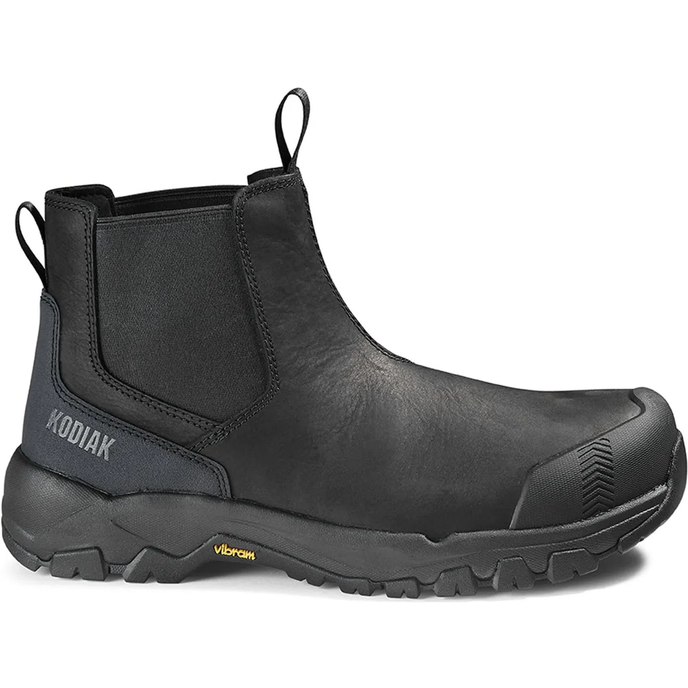 Kodiak Men's Quest Bound Comp Toe WP Chelsea Work Boot -Black- 4THNBK