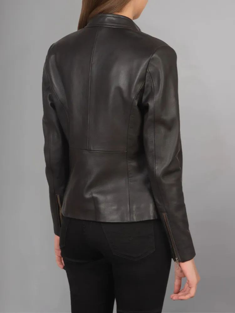 Ladies Real Leather Jacket