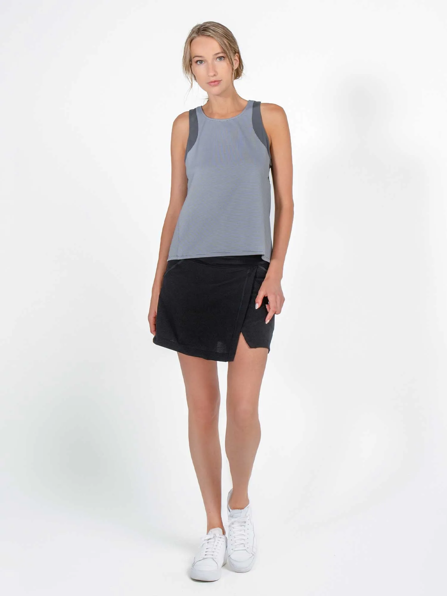 Lana Tennis & Golf Wrap Skirt - Black