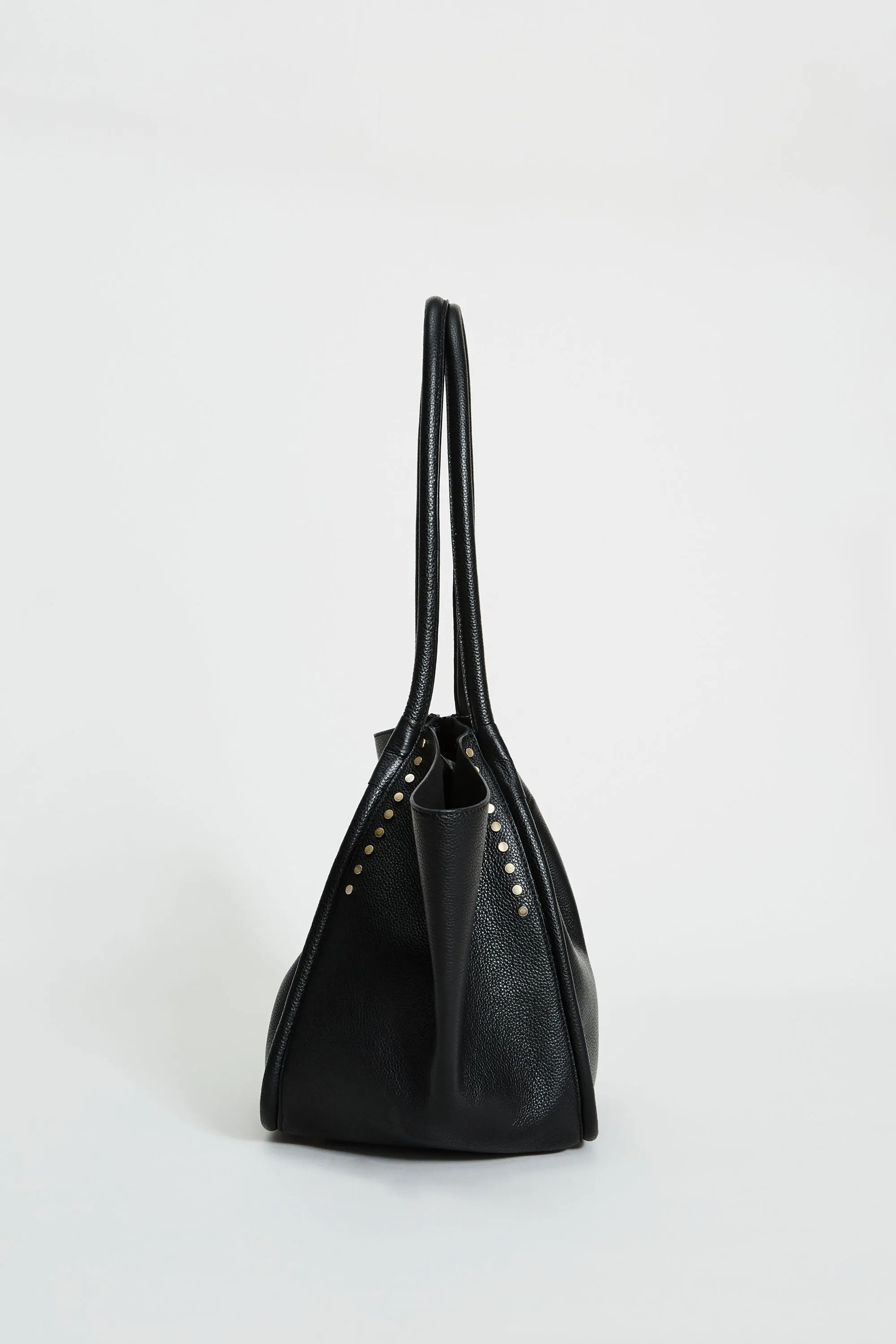 Leather Stud Tote