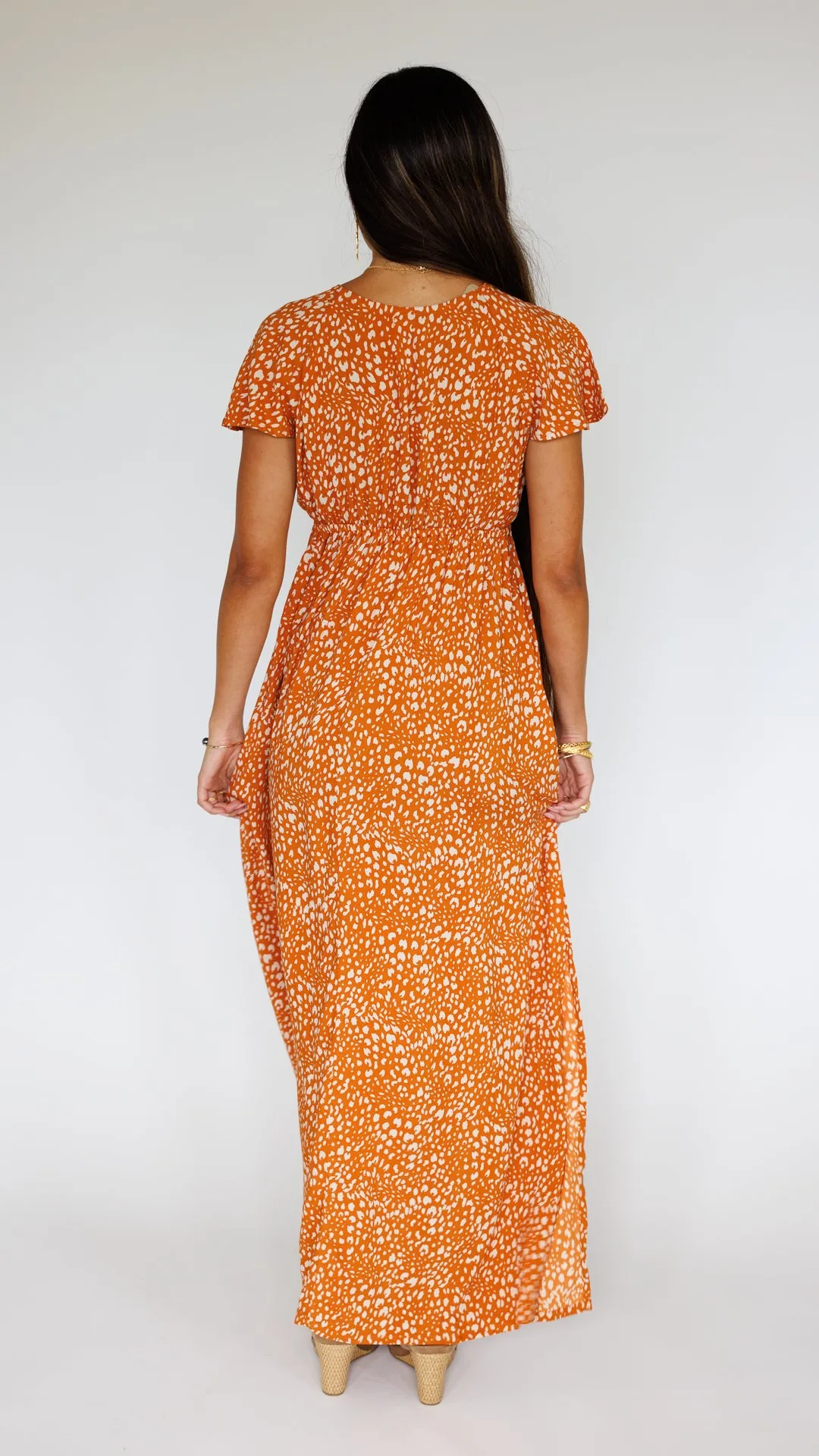 Leilani Dress / Speckled Papaya