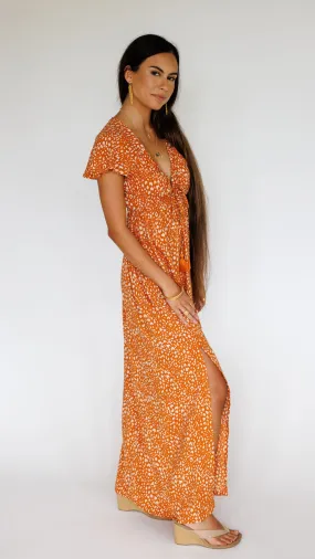 Leilani Dress / Speckled Papaya