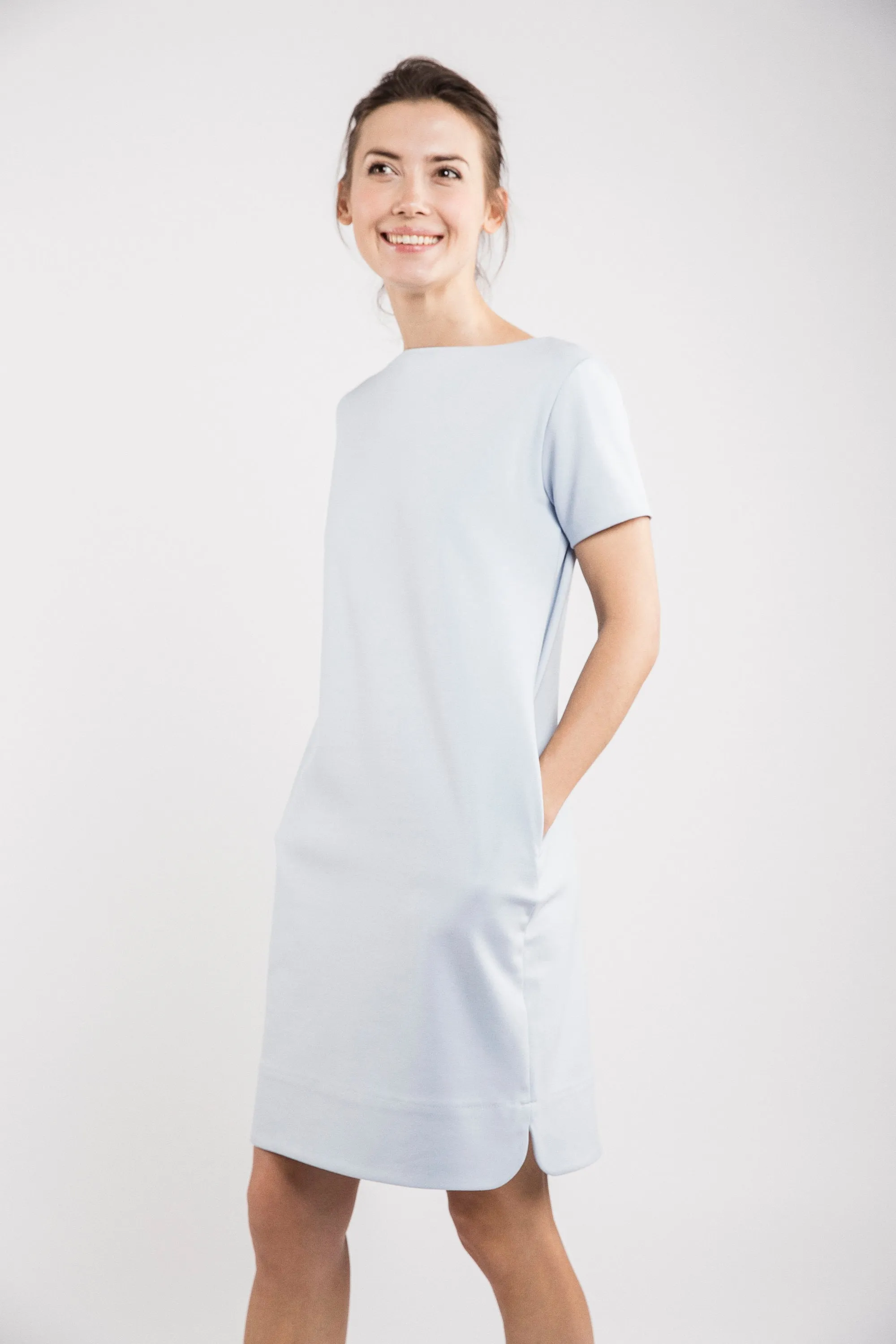 LeMuse SUMMER STRIPE dress, Sky blue, S