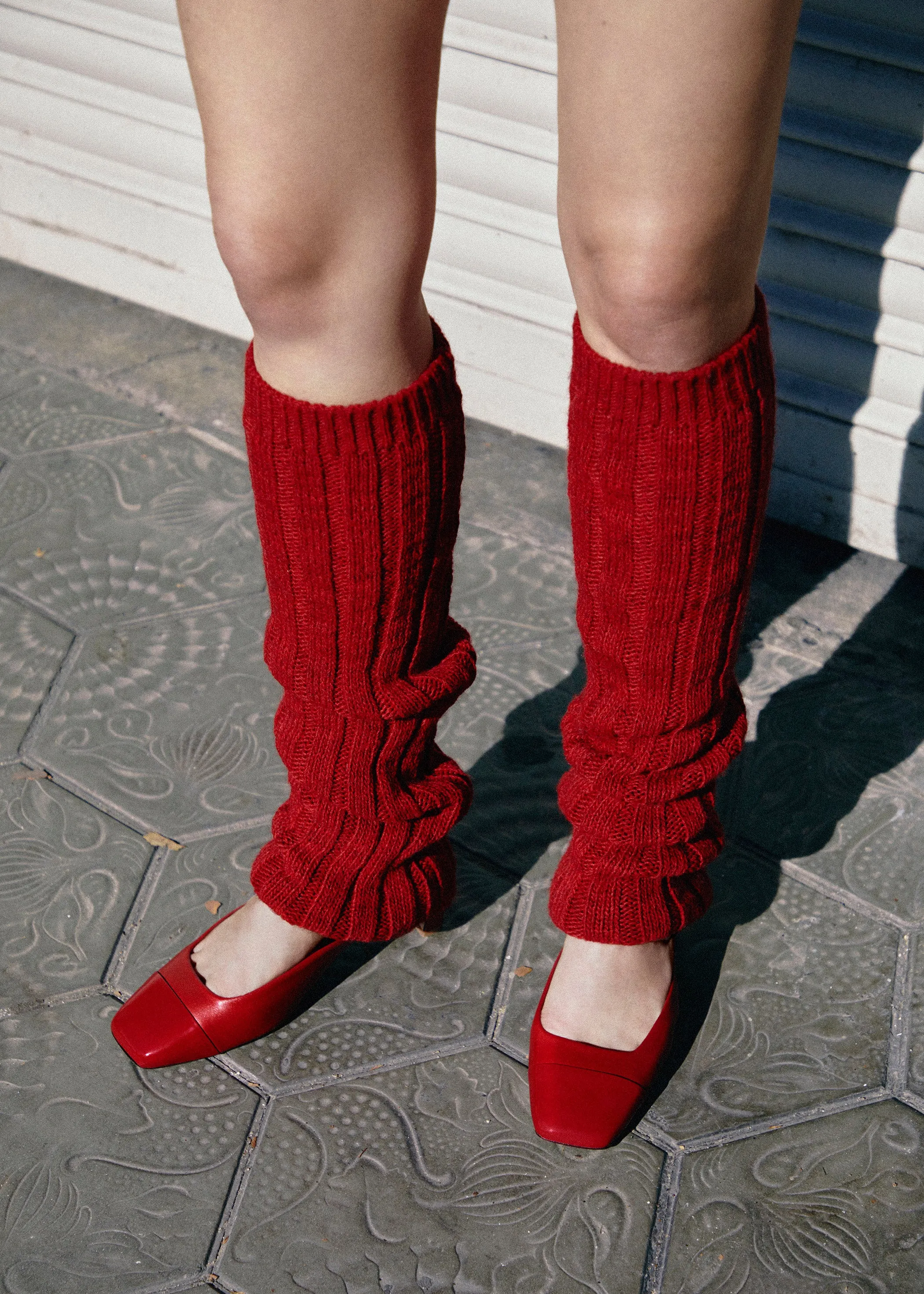 Lindy Bliss Red Leather Pumps