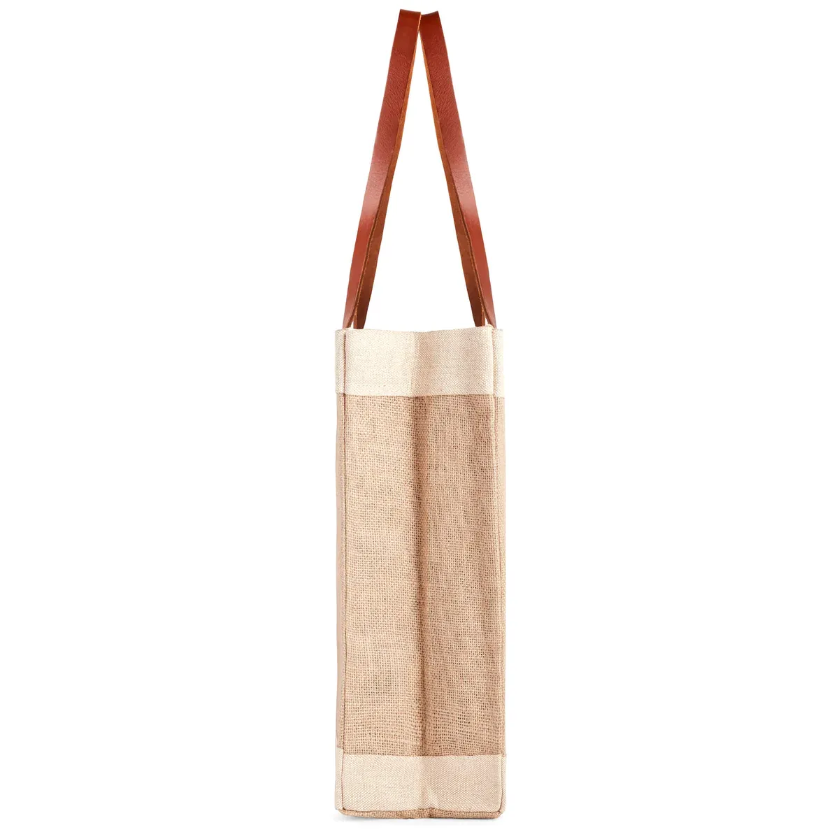 Market Tote in Natural Bouquet by Amy Logsdon