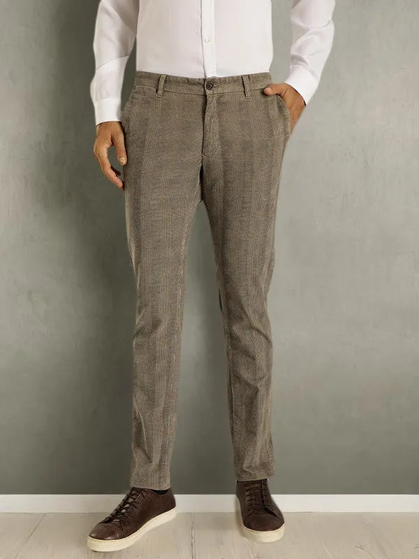 Men Brooklyn Fit Cotton Stretch Trouser