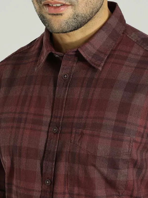 Men Checked Full Sleeve Cotton Shirt