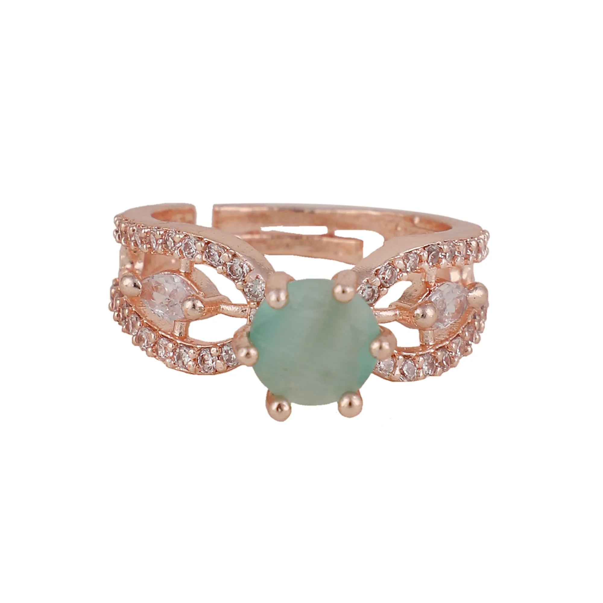 Mint Green Gemstone Ring