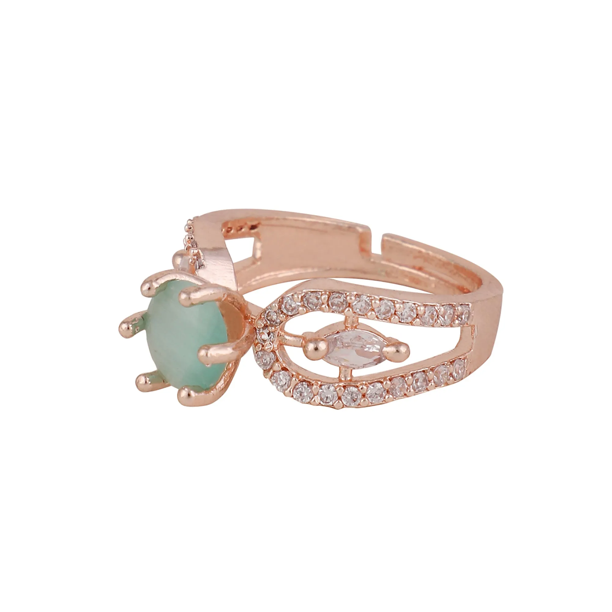 Mint Green Gemstone Ring