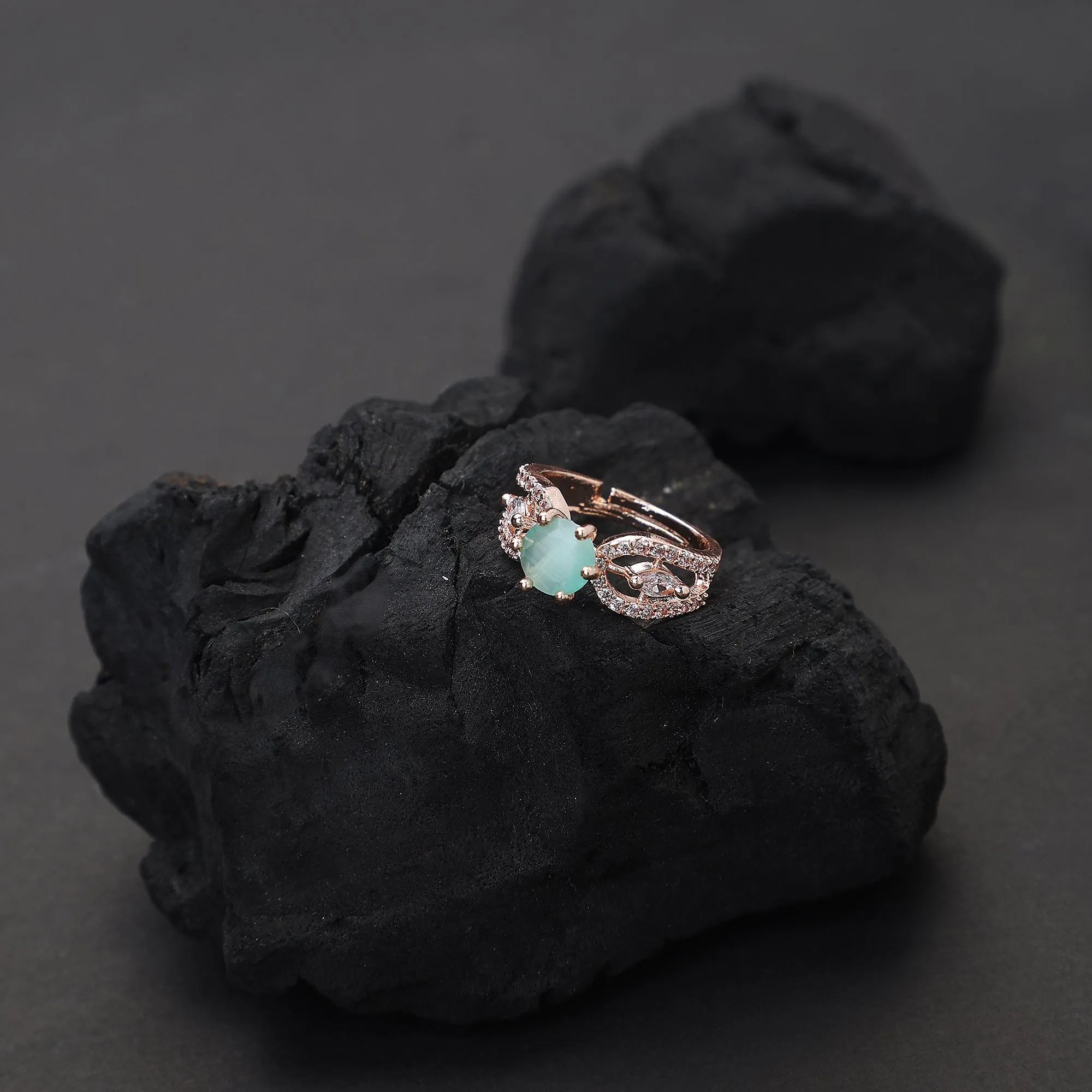 Mint Green Gemstone Ring