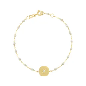 Miss Gigi Opal diamond bracelet, Yellow Gold, 6.7"