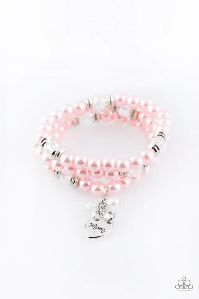 Mom Wow Pink-Bracelet