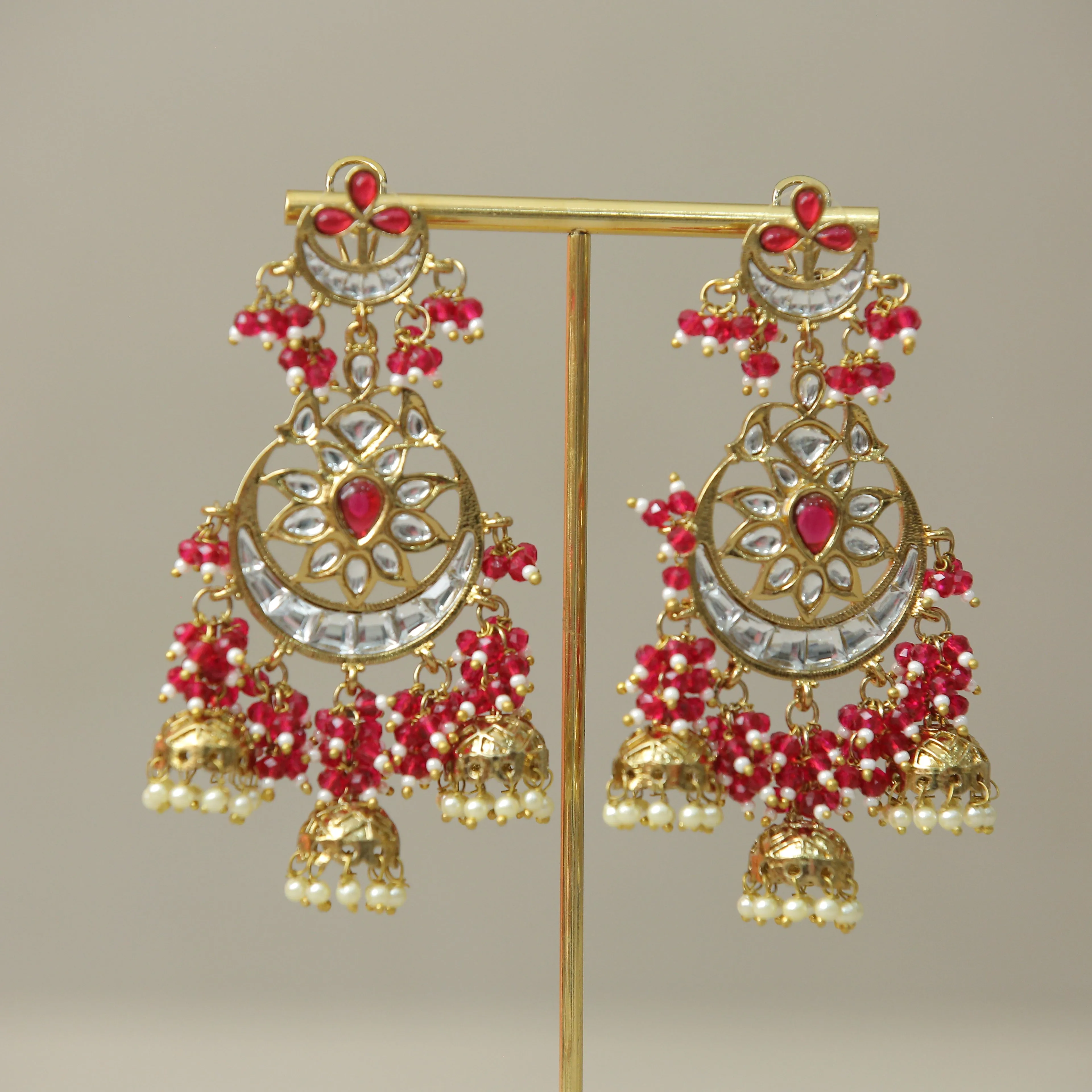 Nisha Kundan Earrings