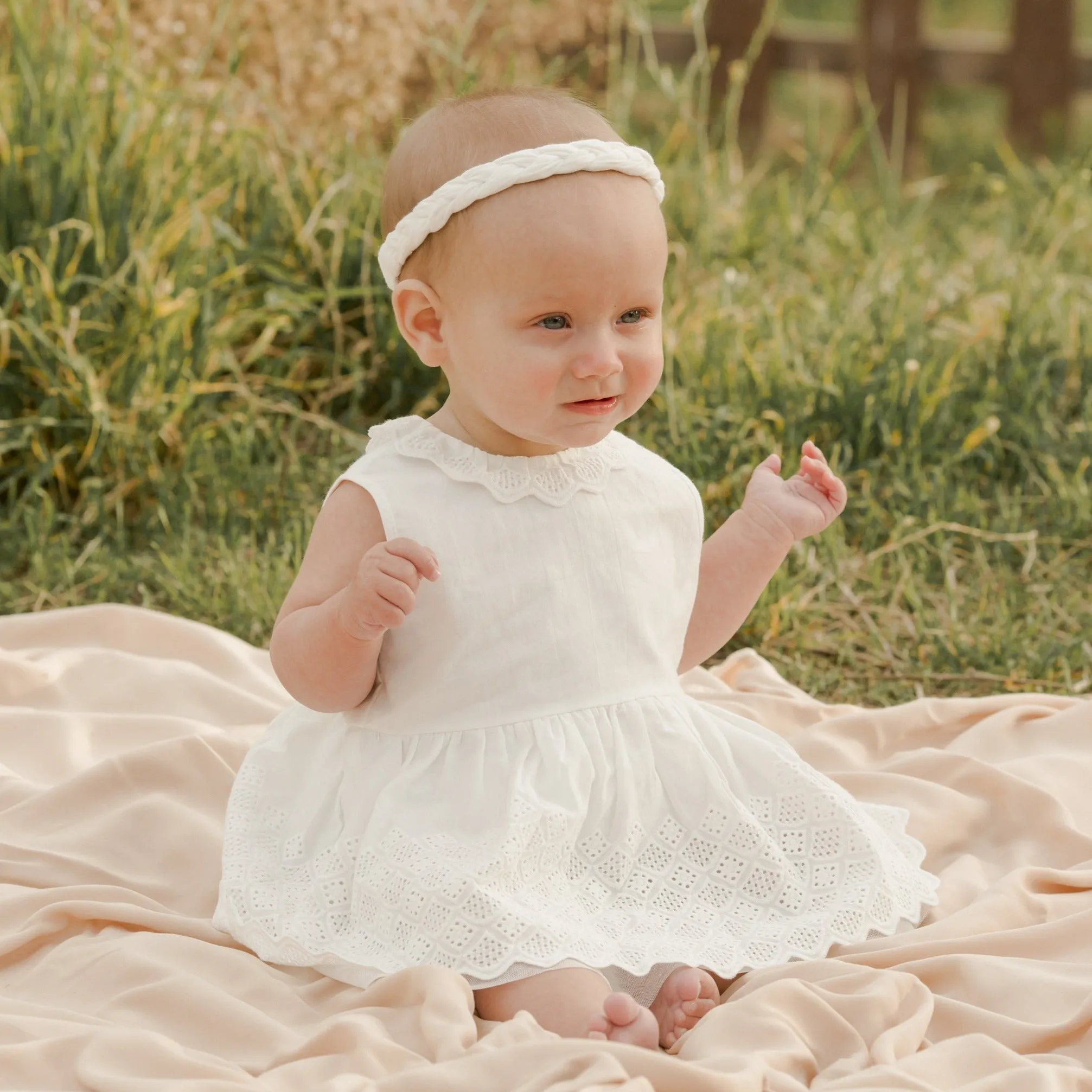 Noralee Georgia Romper - White