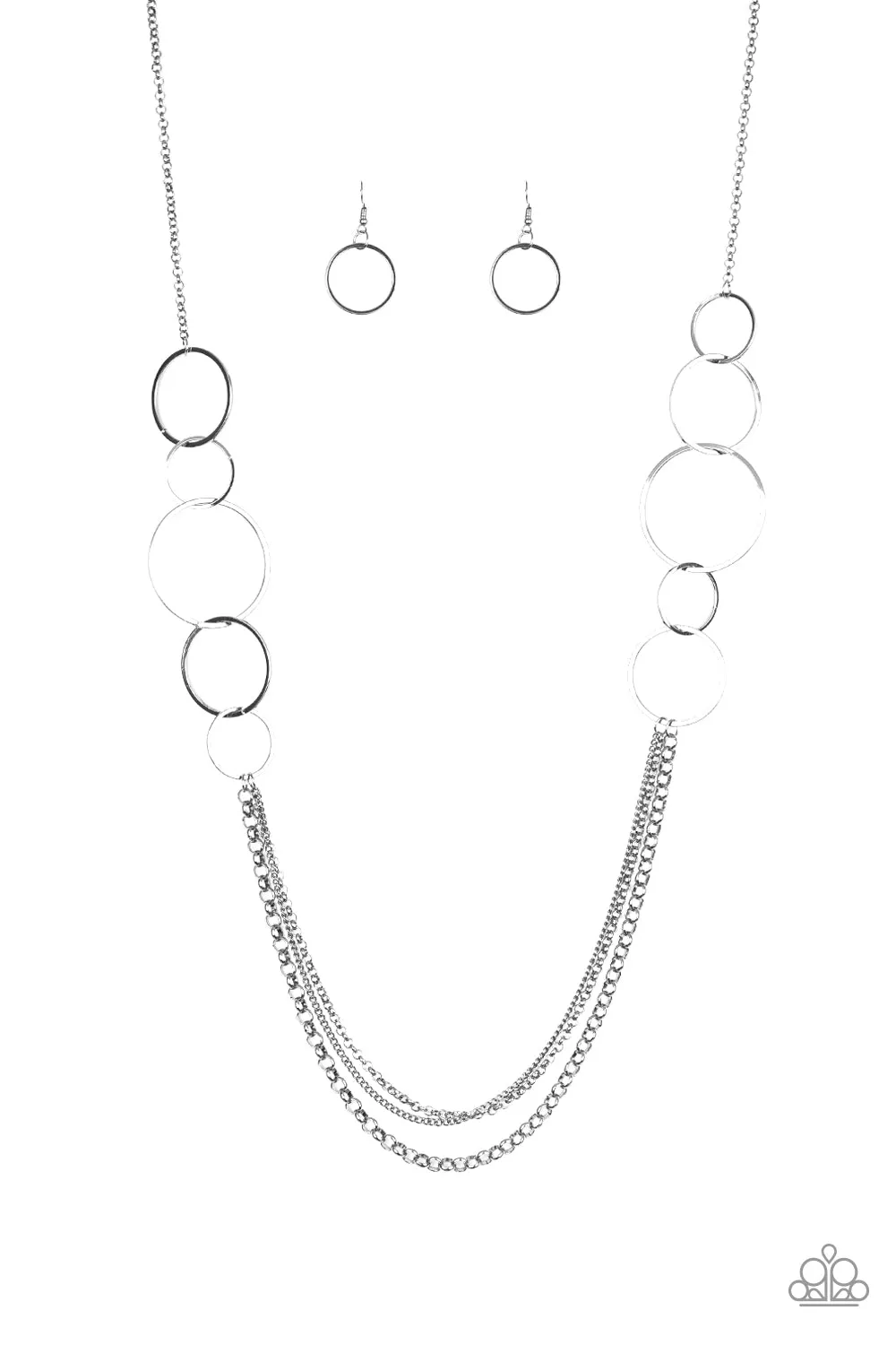 Paparazzi Ring In The Radiance Black Necklace Set