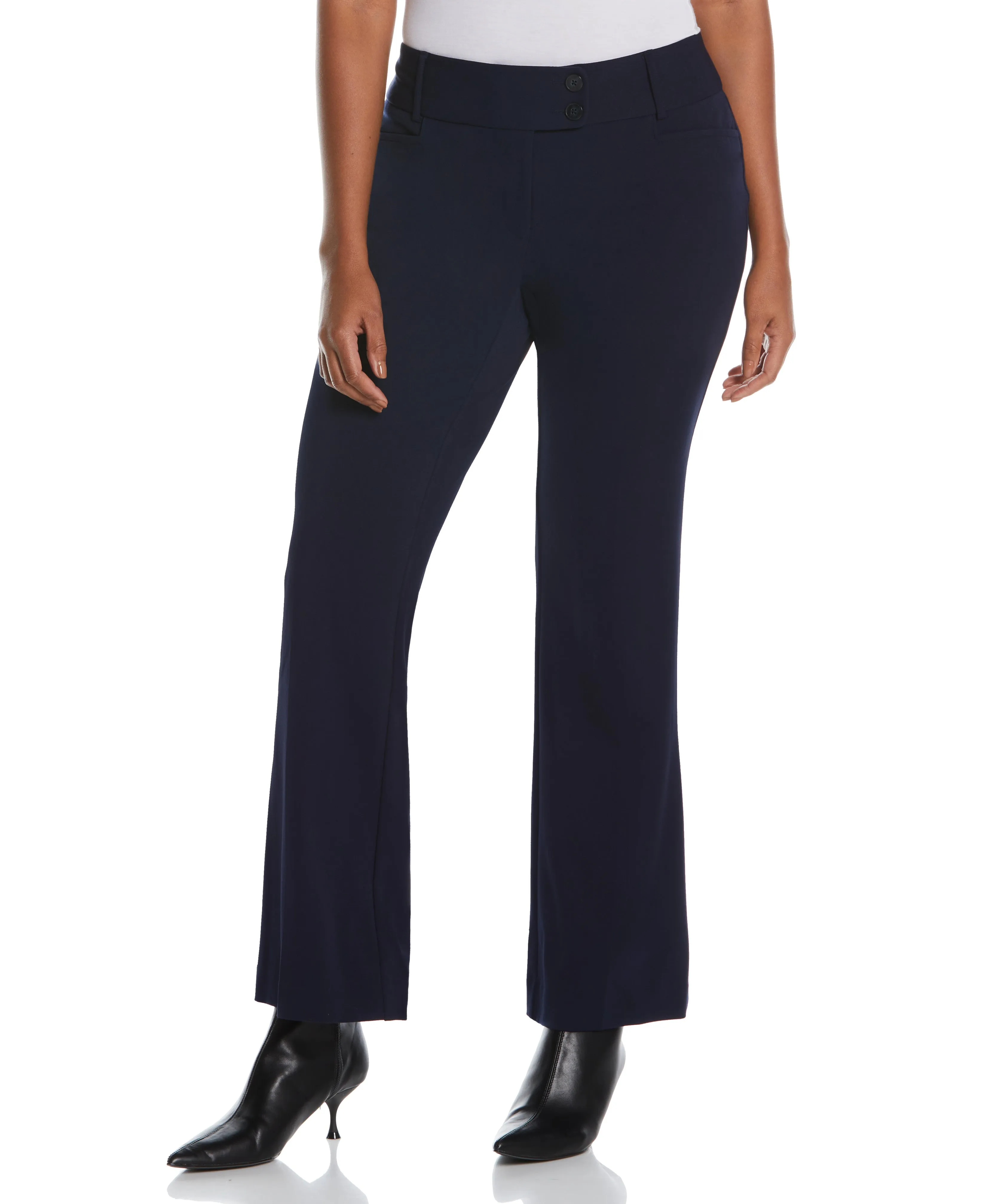 Petite Curvy Fit Boot Cut Pant - Curvy Fit