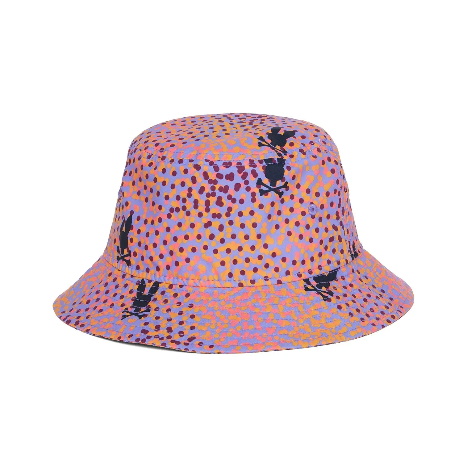 Psycho Bunny Chicago Dotted Bucket Hat - Lavender Purp