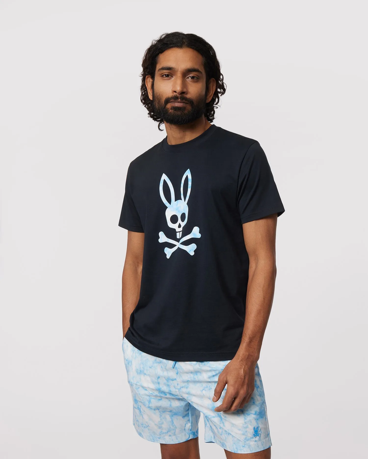 Psycho Bunny Men's Hemstead Graphic Tee - Navy