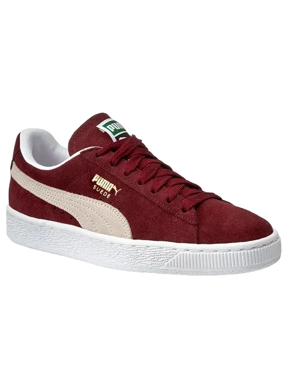 Puma Suede Classic men's sneakers shoe 352634 75 dark red