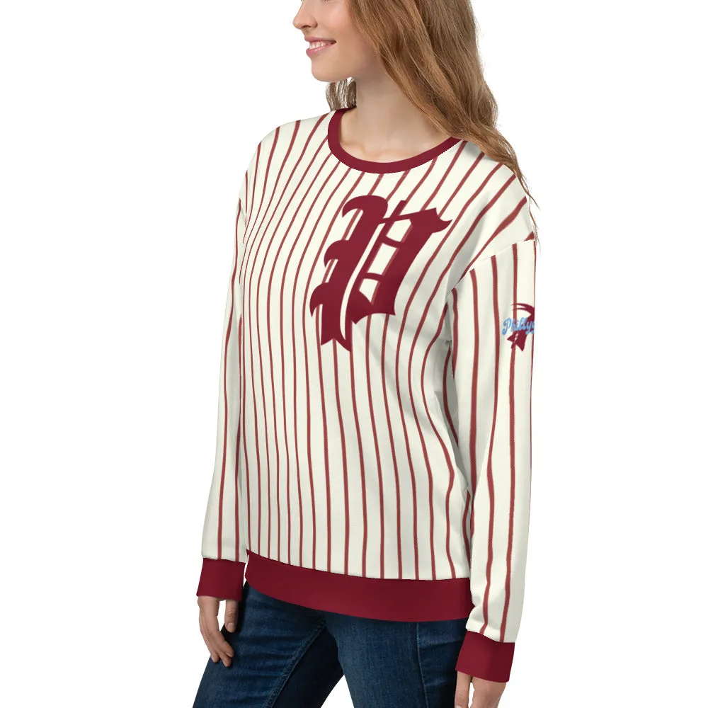 "Olde English Philadelphia Pinstripe P" All-Over Sweatshirt