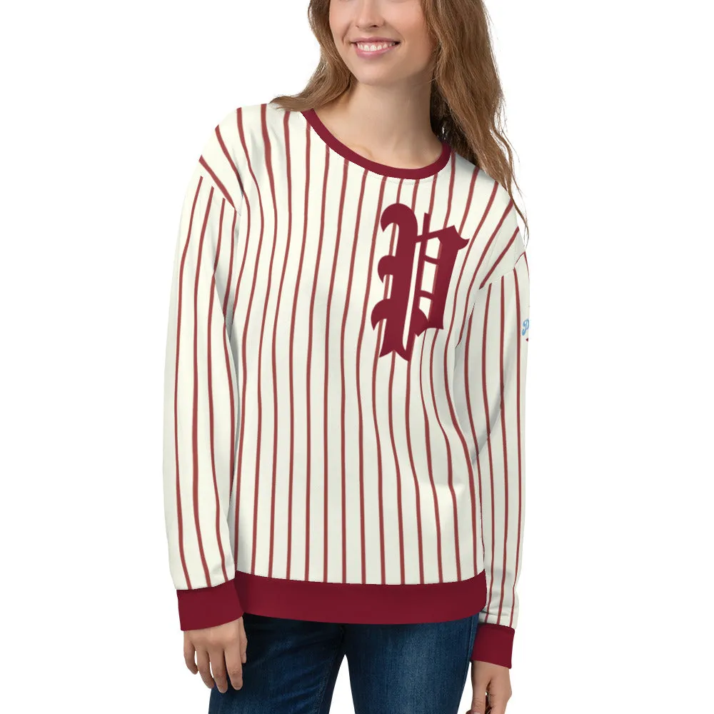 "Olde English Philadelphia Pinstripe P" All-Over Sweatshirt