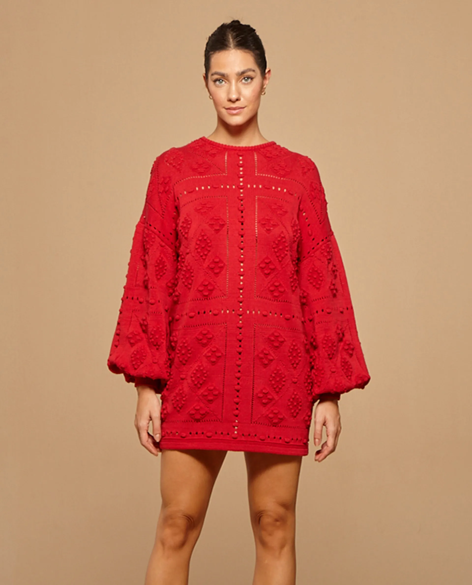 Red Bacha Nostalgic Dress