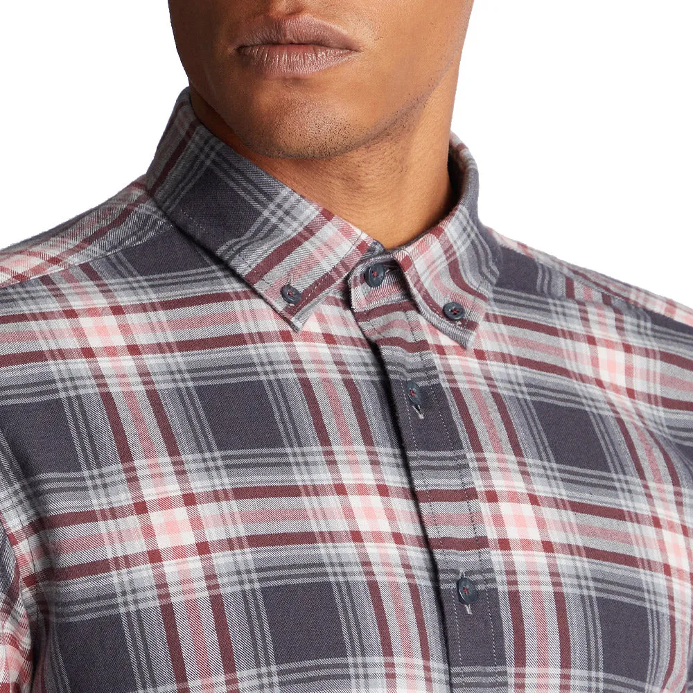 Remus Uomo Check Shirt | Grey