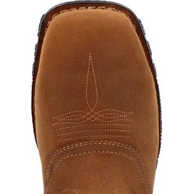 Rocky Men's Hi Wire 11 CT Waterproof Western Work Boot -Brown- RKW0425