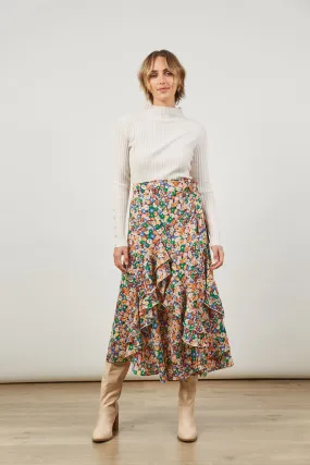 Romance Wrap Skirt (Meadow Bloom)