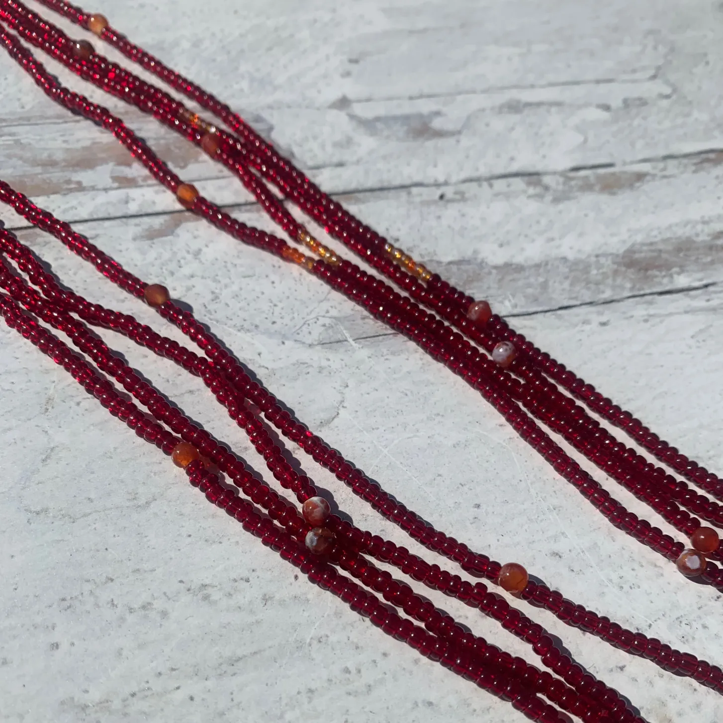 Sacral Chakra Waist Bead Strand