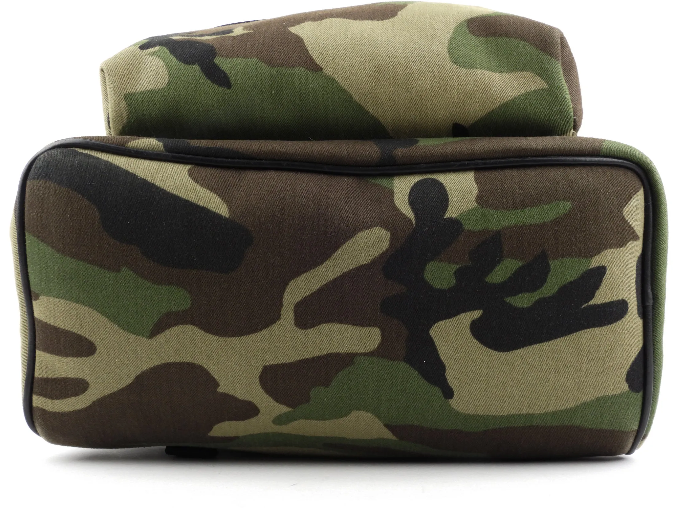 Saint Laurent Camo Canvas City Sweet Dreams Shark Backpack