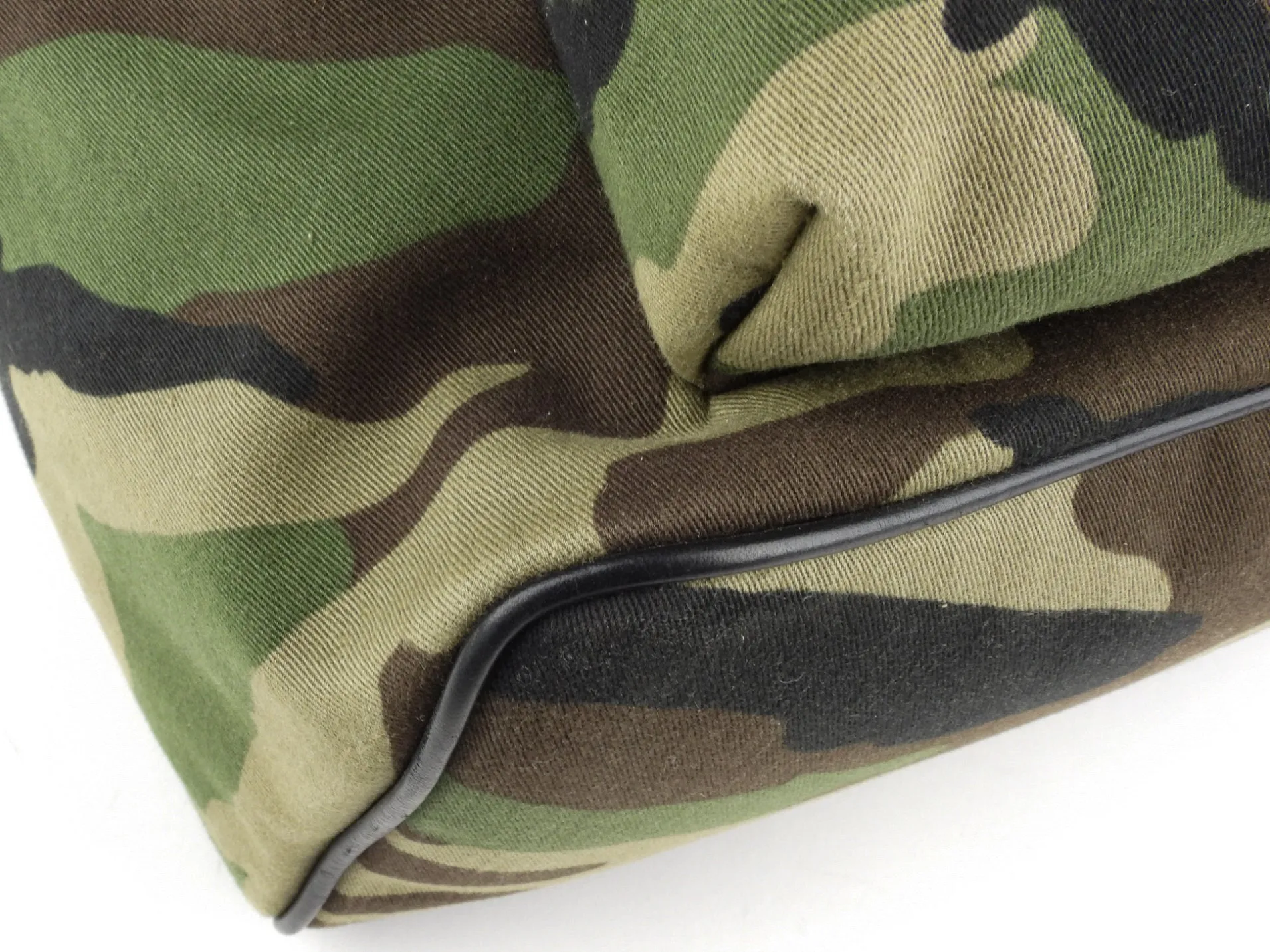 Saint Laurent Camo Canvas City Sweet Dreams Shark Backpack