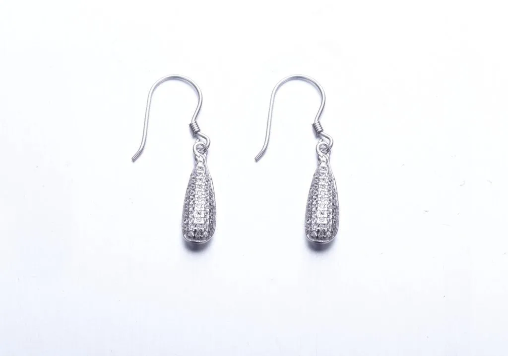 Sterling silver little drop earring