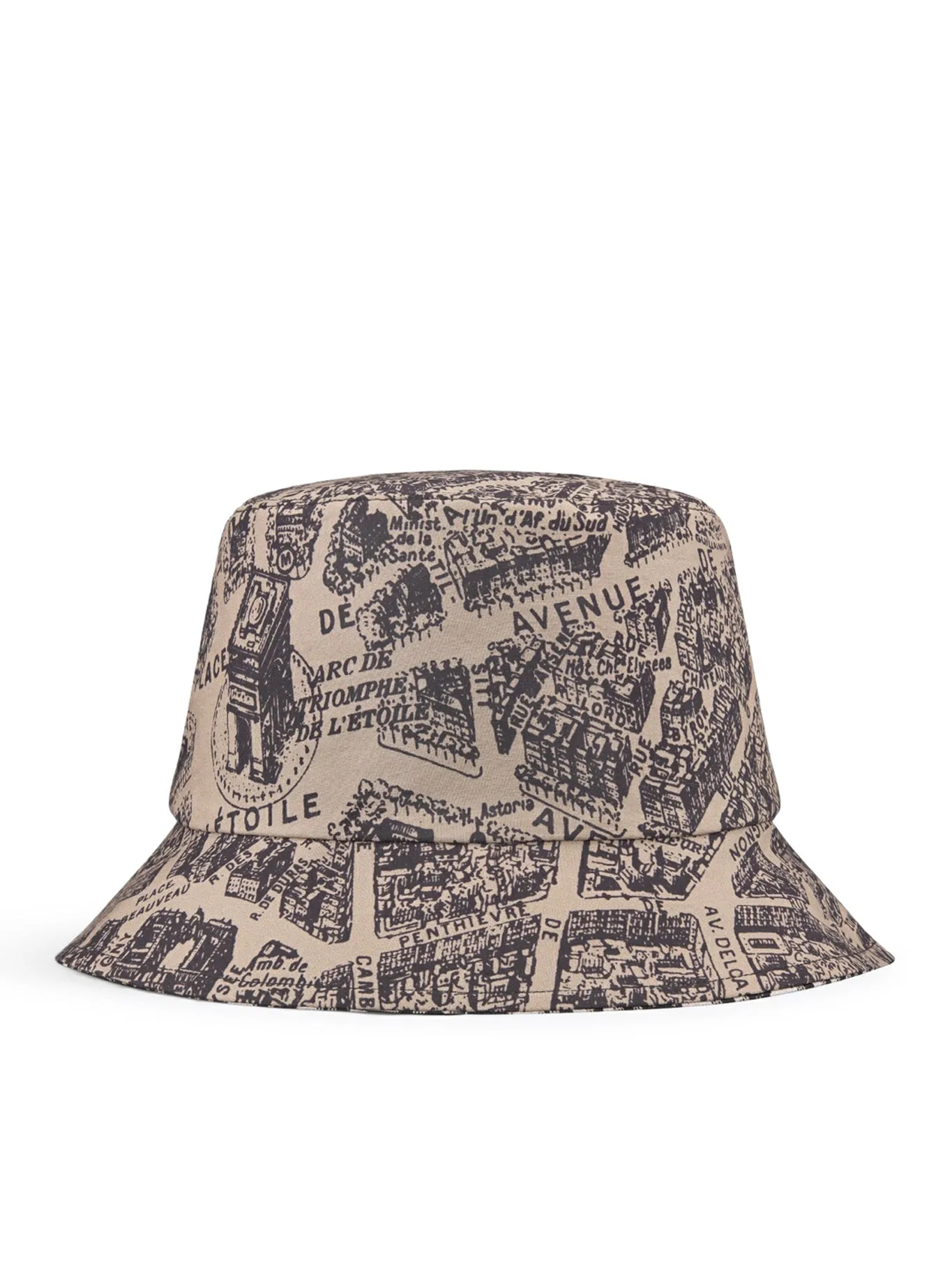 TEDDY-D PLAN DE PARIS REVERSIBLE NARROW BRIM FISHERMAN`S HAT