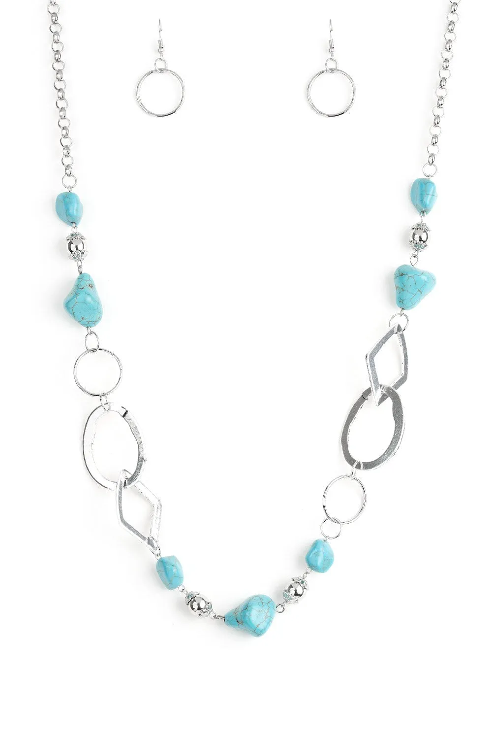 Thats TERRA-ific! Blue Necklace Set