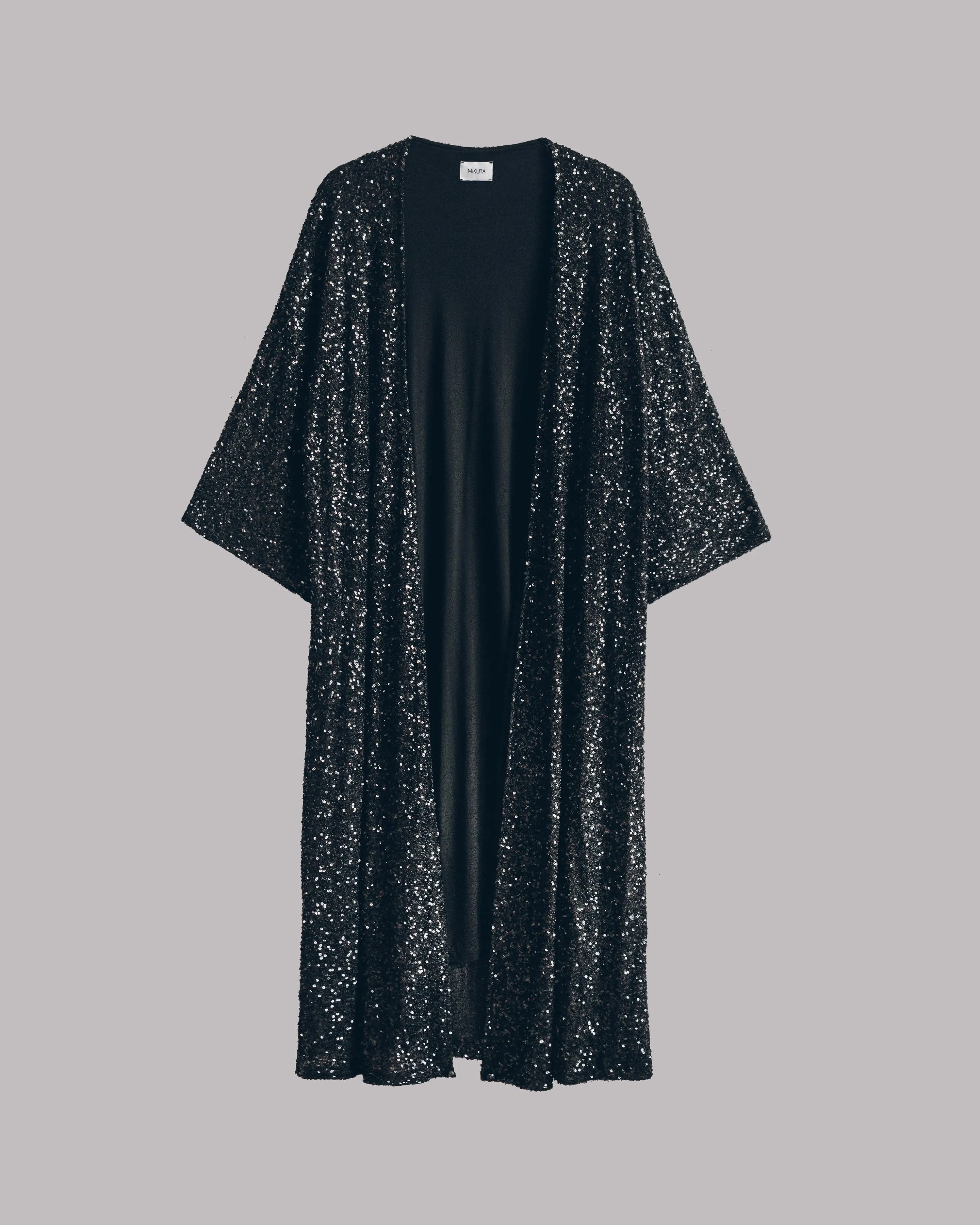 The Black Sequin Kimono