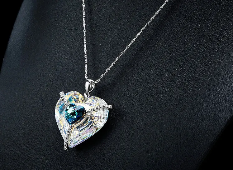 The heart in heart necklace