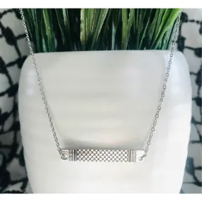 The Kuffiyeh Bar Necklace