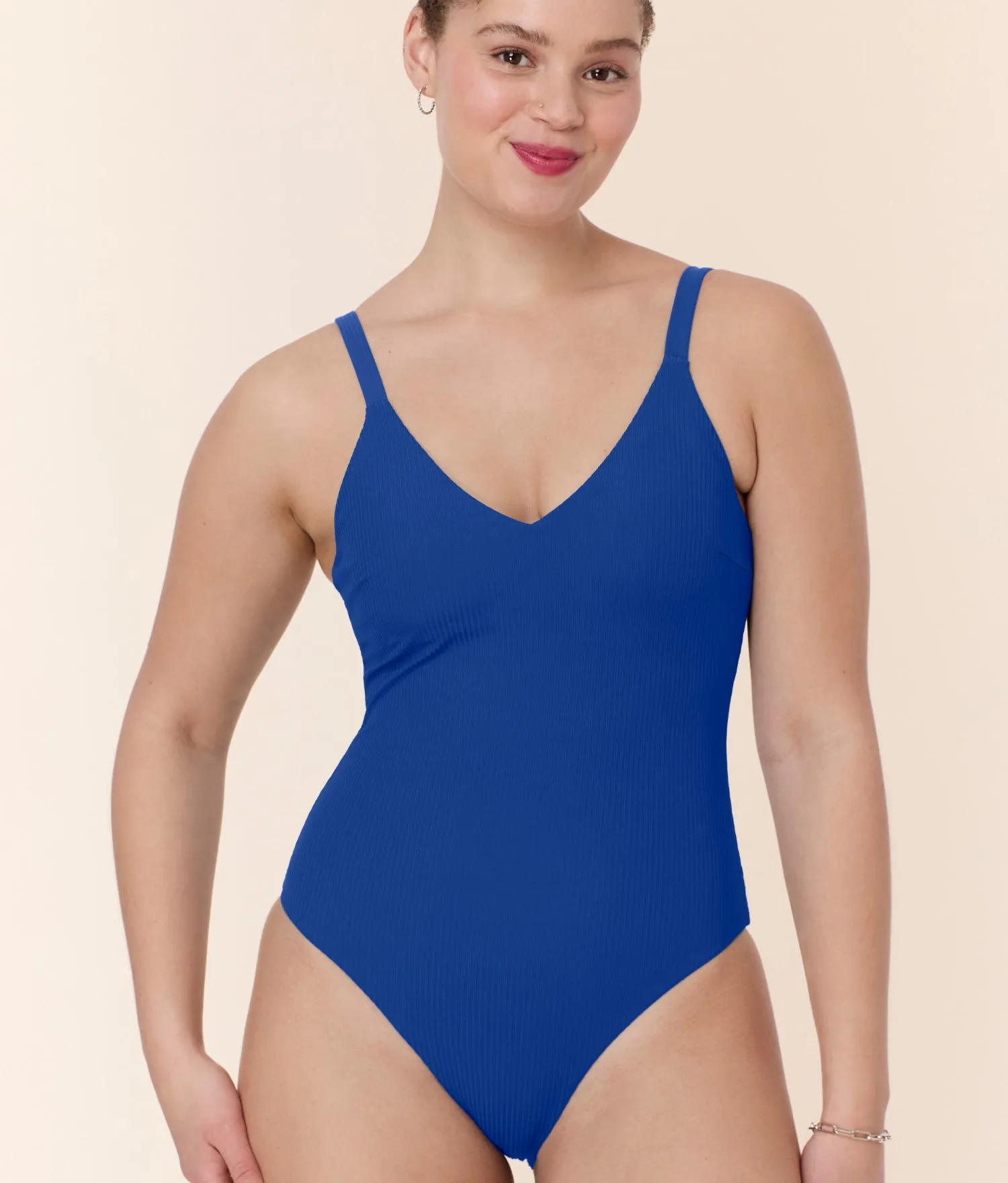 The Marco One Piece - Eco Ribbed - Mazarine - Classic