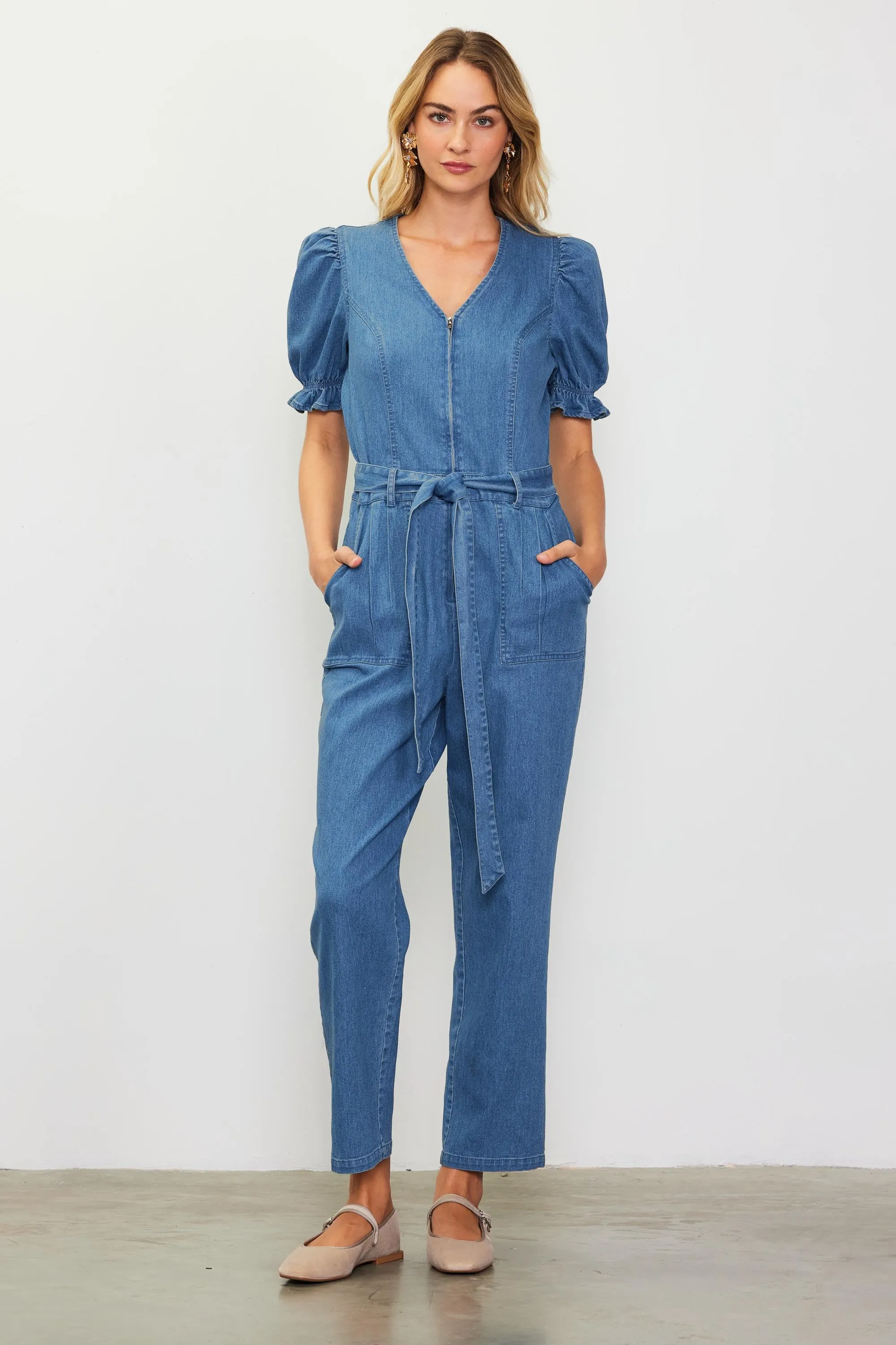 The Sutton Denim Jumpsuit