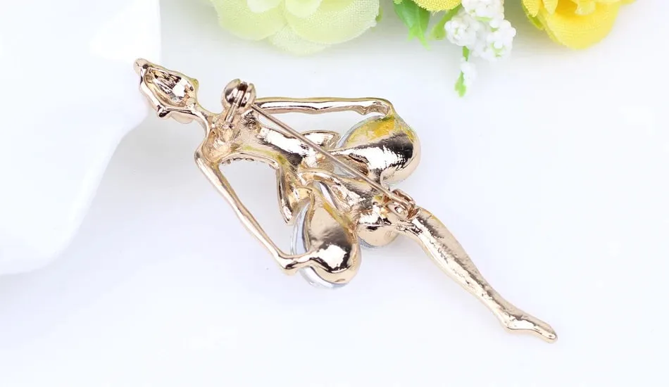 The Tatum Ballerina Brooch