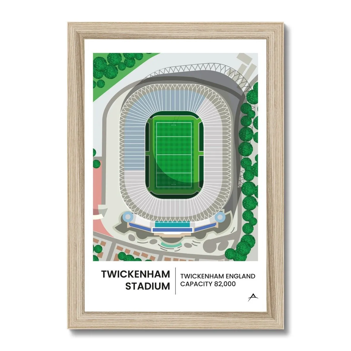 Twickenham Stadium Framed Print