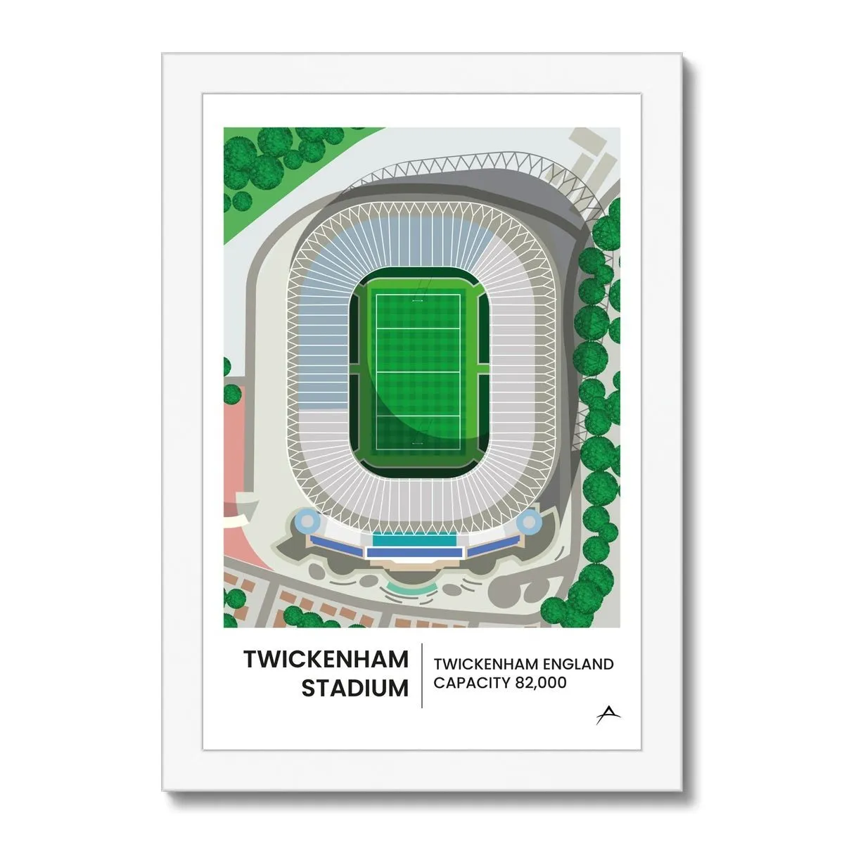 Twickenham Stadium Framed Print