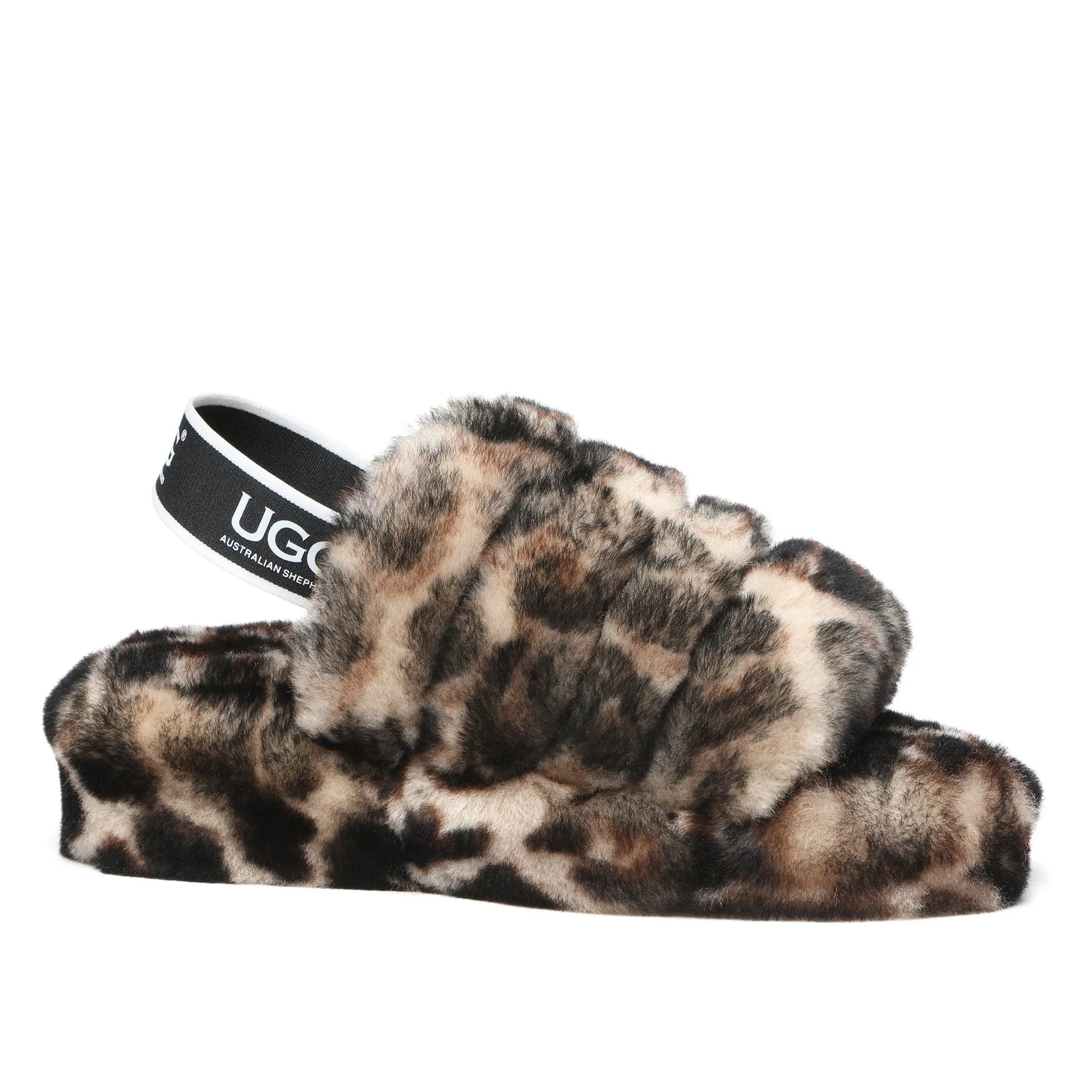 UGG Fluffilicious Leopard Slippers